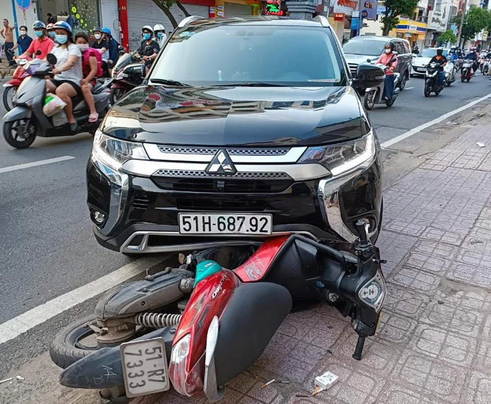 Hiện trường vụ việc.