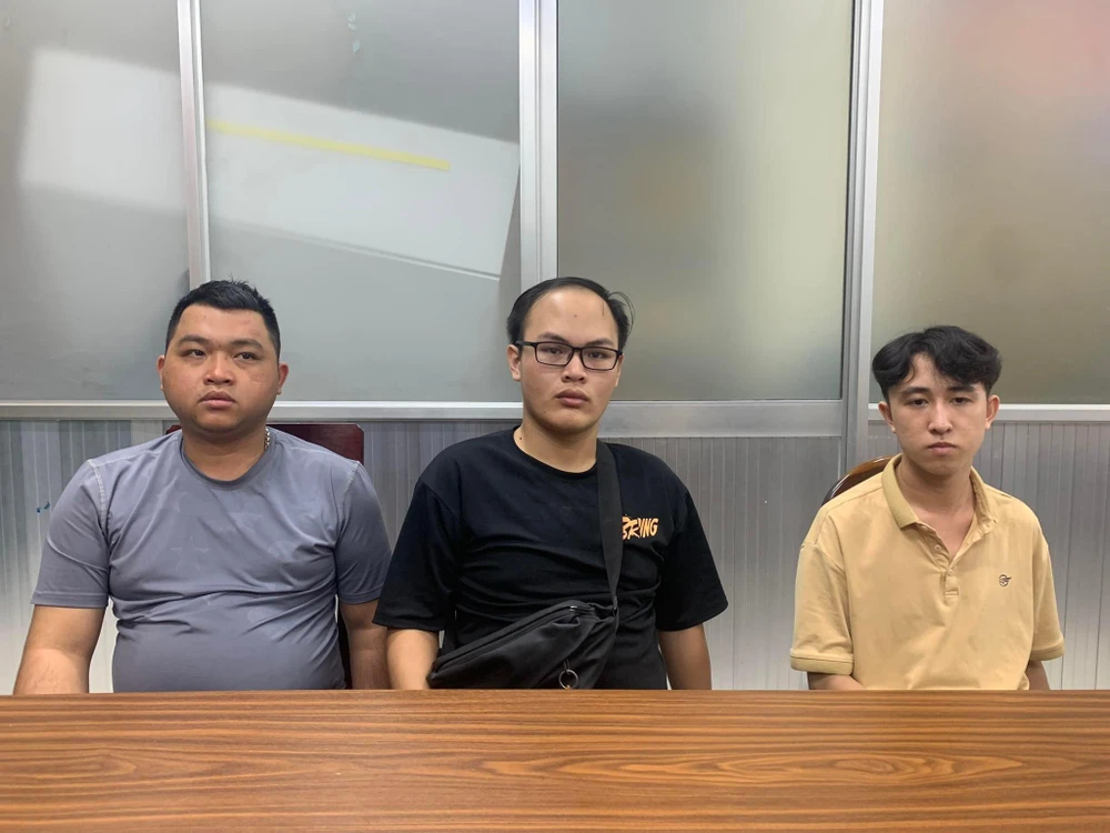 3 người có vai trò chủ chốt trong đường dây. Ảnh: CHÍ THẠCH