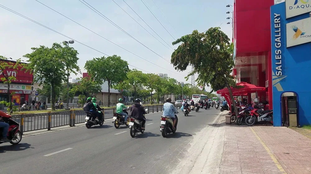 Khu vực nơi xảy ra vụ giật tài sản. Ảnh: ĐC Khu vực nơi xảy ra vụ giật tài sản. Ảnh: ĐC