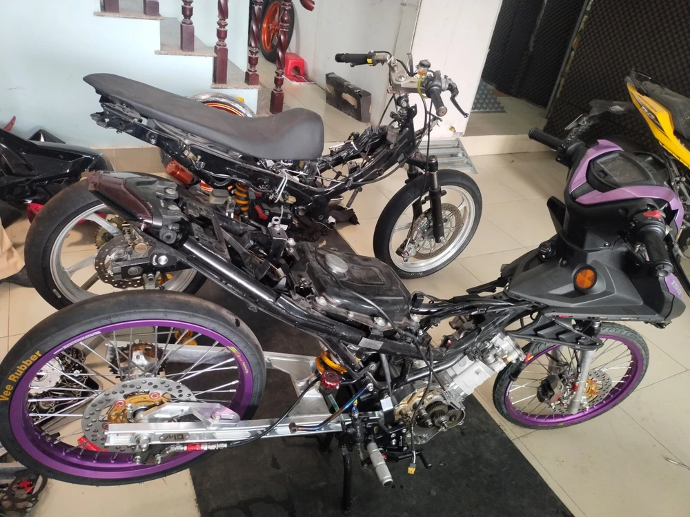 "Xe cọp" bị phát hiện trong một lò kiểm tra. Ảnh: PC08