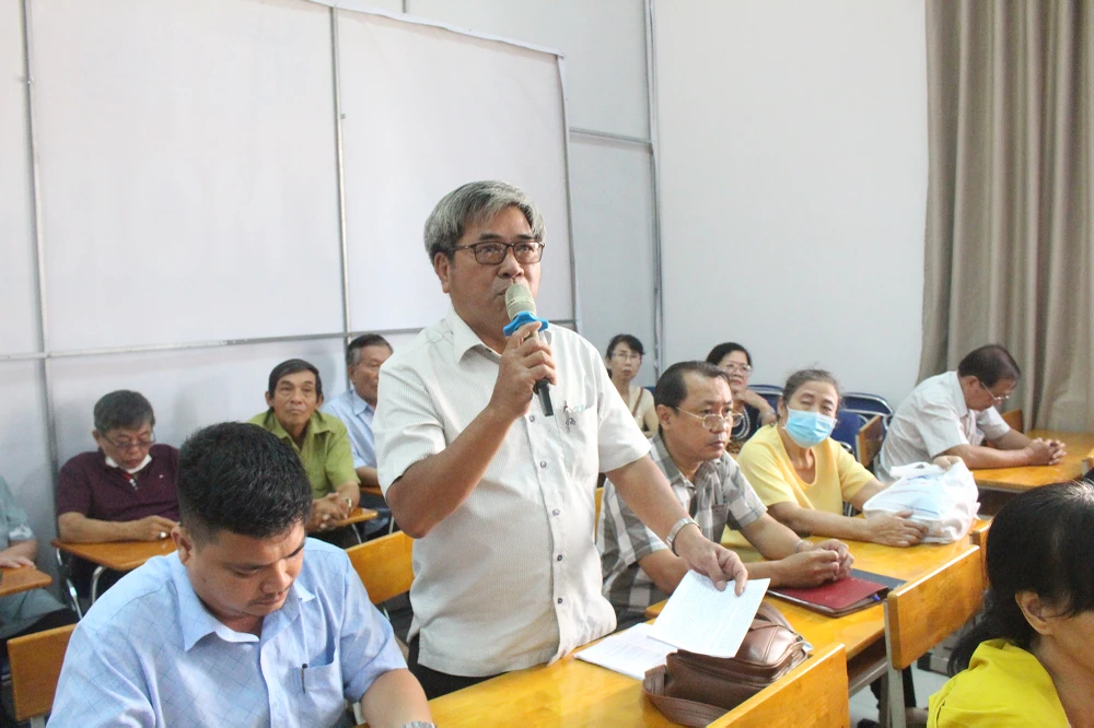 Cử tri Nguyễn Văn Phước. Ảnh: NGUYỄN YÊN Cử tri Nguyễn Văn Phước. Ảnh: NGUYỄN YÊN