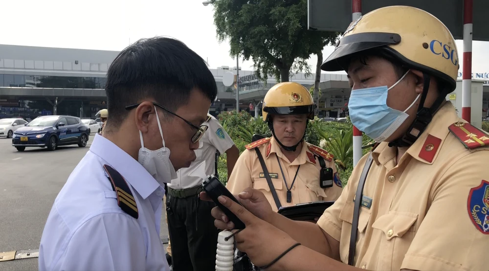 14 trường hợp được lực lượng chức năng kiểm tra nồng độ cồn nhưng không phát hiện vi phạm.