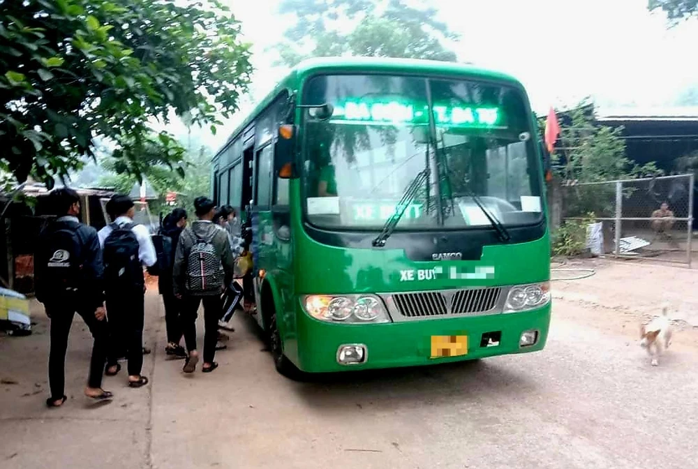 Tài xế xe buýt đang thử việc dùng bằng lái xe giả