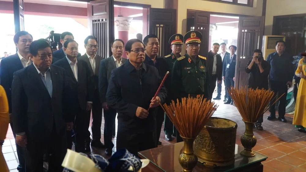 Thủ tướng Phạm Minh Chính làm việc với tỉnh Quảng Ngãi