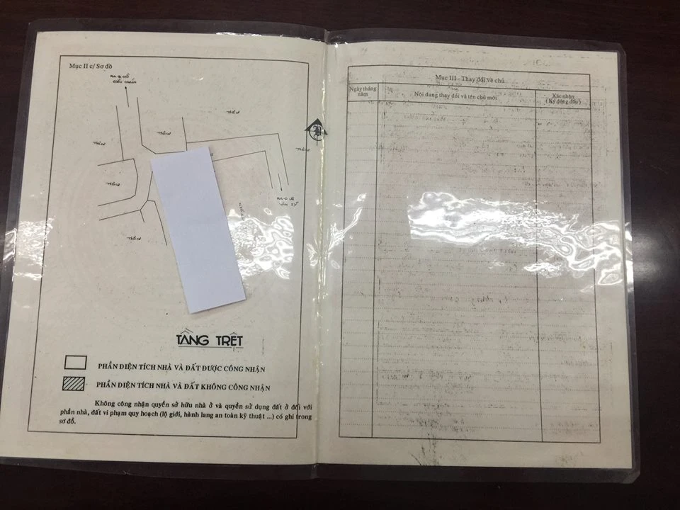 bảo quản sổ hồng