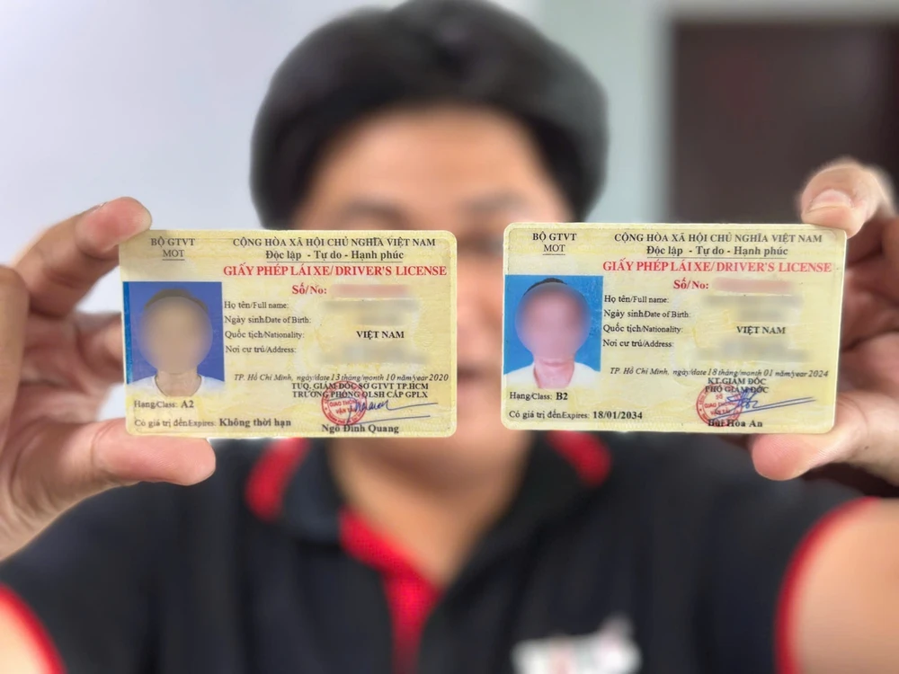 Giấy phép lái xe bị trừ hết điểm