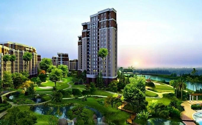 Một dự án bất động sản được quảng cáo trên Internet. Ảnh: PLO