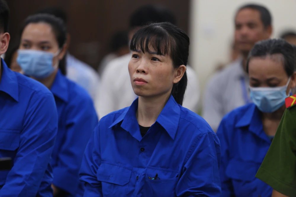 Các bị cáo nói lời sau cùng trước khi HĐXX bước vào thủ tục nghị án.