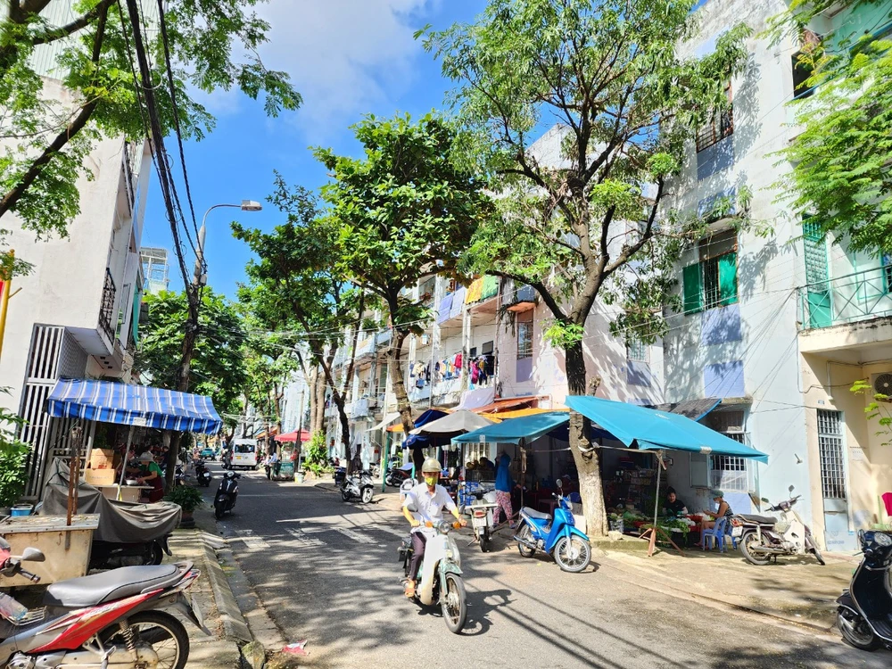 chung cư xuống cấp