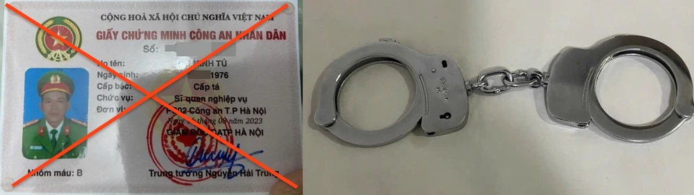 giả danh cảnh sát hình sự