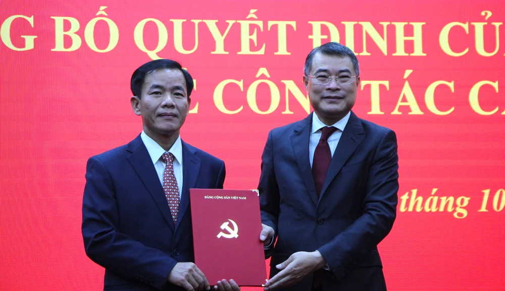 Bí thư Thành ủy Huế được chỉ định làm Bí thư Tỉnh ủy Quảng Trị