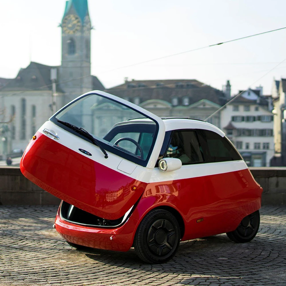 Cửa xe mở phía trước để vào. Ảnh: The Pack Cửa xe mở phía trước để vào. Ảnh: The Pack