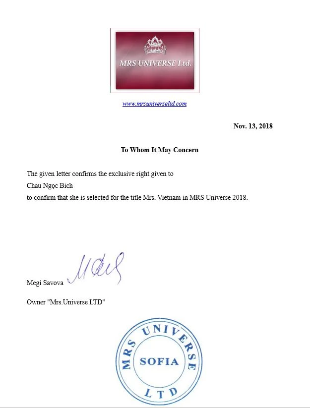 Quý bà hoàn vũ thế giới 2018 có đại diện đến từ Việt Nam ảnh 1