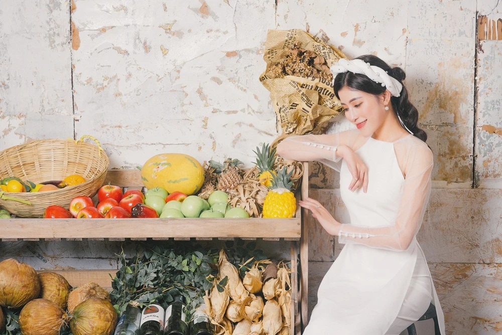 Quán quân The voice diện áo dài với vẻ đẹp ngọt ngào đón xuân ảnh 3