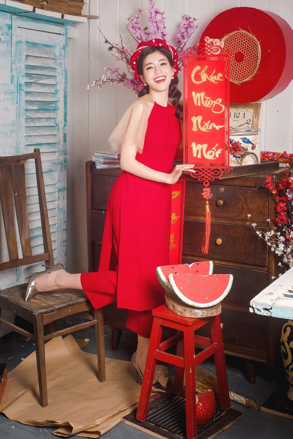 Quán quân The voice diện áo dài với vẻ đẹp ngọt ngào đón xuân ảnh 2