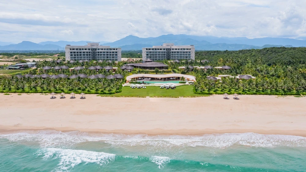 Hiện resort Ana Mandara tại khu Bắc bán đảo Cam Ranh đã đi vào hoạt động.