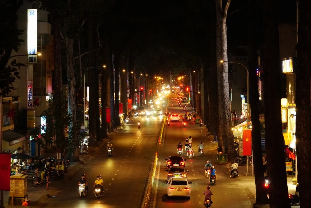 Người dân nô nức xuống phố vui xuân đón giao thừa ảnh 16 Người dân nô nức xuống phố vui xuân đón giao thừa ảnh 16