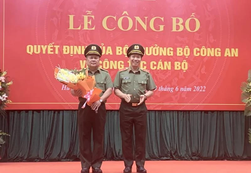 Thiếu tướng Phạm Đăng Khoa, Cục trưởng Cục Viễn thông và Cơ yếu được điều động giữ chức vụ Cục trưởng Cục Quản lý Xuất nhập cảnh Bộ Công an. Ảnh: VGP