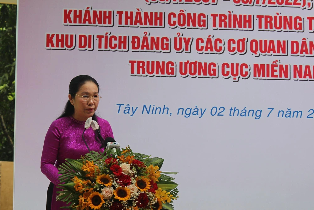 Bà Lê Thị Hồng Nga, Phó Bí thư Đảng ủy Khối Dân - Chính - Đảng TP.HCM. Ảnh: NGUYỄN YÊN