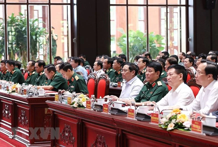 Thủ tướng Phạm Minh Chính tham dự và chỉ đạo hội nghị. Ảnh: TTXVN