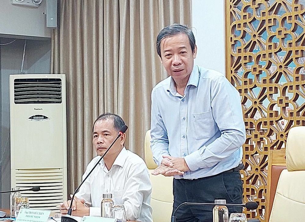 BS Nguyễn Văn Vĩnh Châu, Phó Giám đốc Sở Y tế TP.HCM phát biểu tại buổi lễ. Ảnh: THÚY NHI BS Nguyễn Văn Vĩnh Châu, Phó Giám đốc Sở Y tế TP.HCM phát biểu tại buổi lễ. Ảnh: THÚY NHI