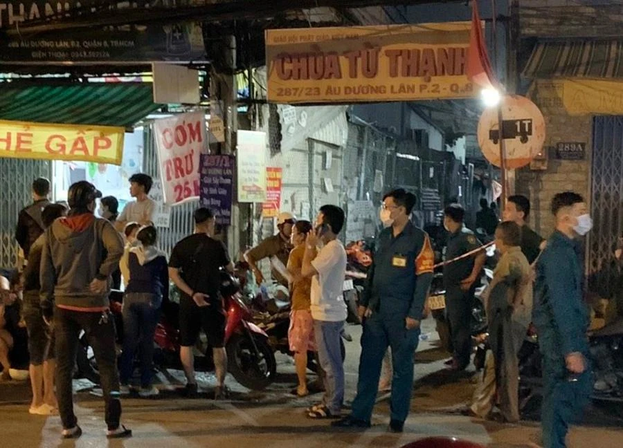 Hiện trường nơi xảy ra vụ việc. Ảnh: CACC