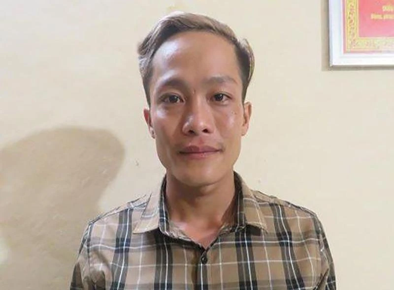 Hồ Văn Sang tại công an. Ảnh: CACC