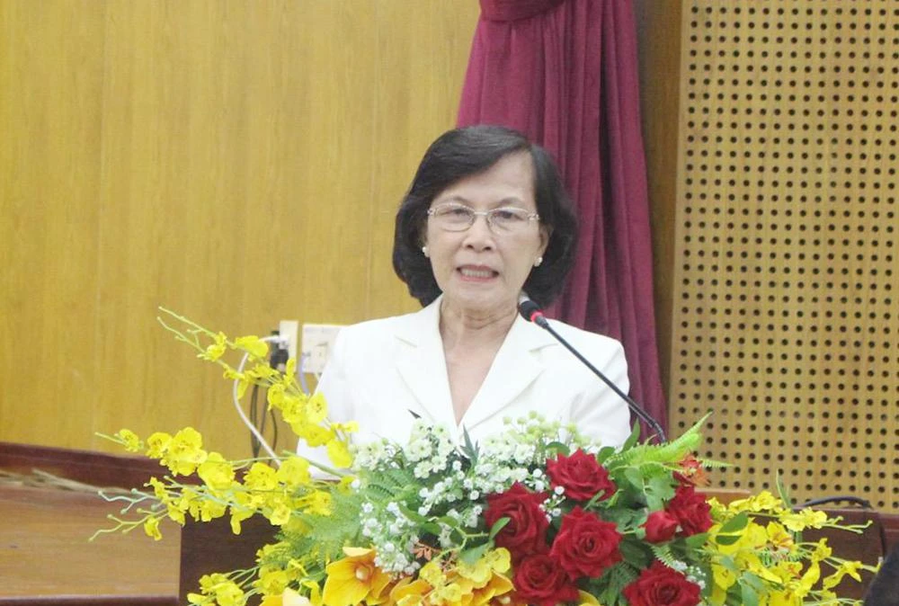 Bà Phạm Phương Thảo, nguyên Phó Bí thư Thành ủy, nguyên Chủ tịch HĐND TP.HCM phát biểu tại hội thảo. Ảnh: NGUYỄN YÊN Bà Phạm Phương Thảo, nguyên Phó Bí thư Thành ủy, nguyên Chủ tịch HĐND TP.HCM phát biểu tại hội thảo. Ảnh: NGUYỄN YÊN