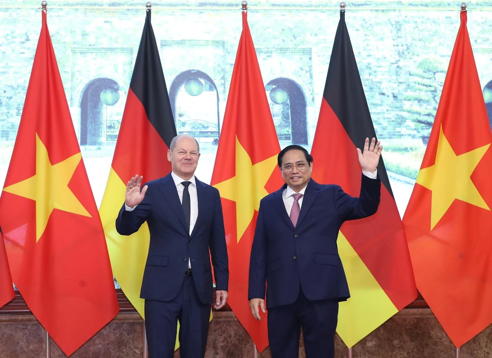 Thủ tướng Phạm Minh Chính và Thủ tướng Olaf Scholz