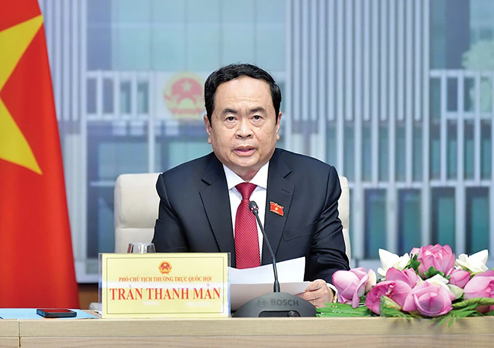 Ông Trần Thanh Mẫn, Ủy viên Bộ Chính trị, Phó Chủ tịch thường trực Quốc hội. Ảnh: NGHĨA ĐỨC