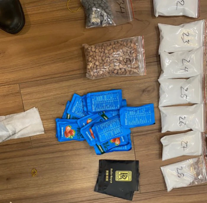 Tang vật Công an thu giữ.