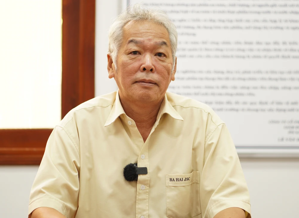 Ông Lê Văn Hồng, Giám đốc Công ty CP Bá Hải. Ảnh: QUỐC VŨ