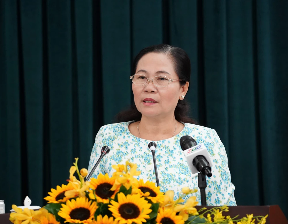 Chủ tịch Phan Văn Mãi: Tỉ lệ giải ngân của TP.HCM không thể thấp hơn 80%