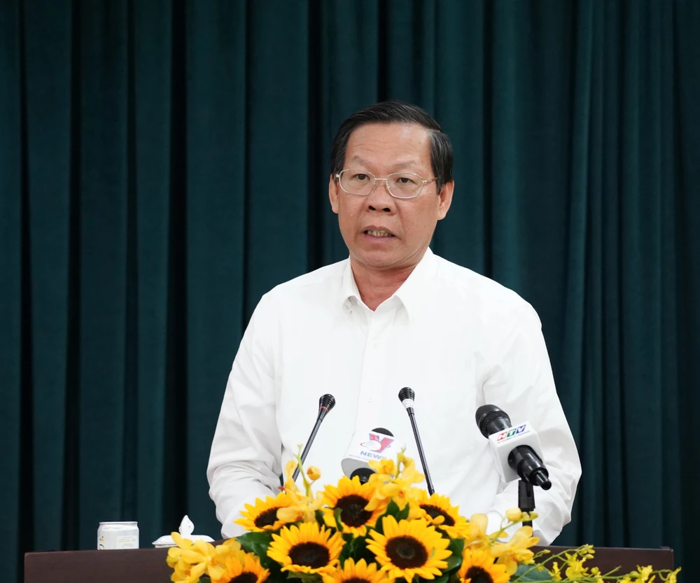Chủ tịch Phan Văn Mãi: Tỉ lệ giải ngân của TP.HCM không thể thấp hơn 80%