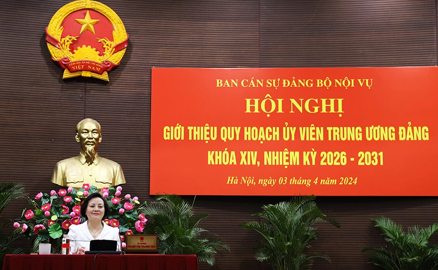 Bộ Nội vụ giới thiệu 1 nhân sự quy hoạch Ủy viên Trung ương Đảng khóa XIV