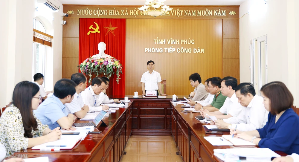 Công khai lịch tiếp dân năm 2024 của Bí thư Vĩnh Phúc Dương Văn An