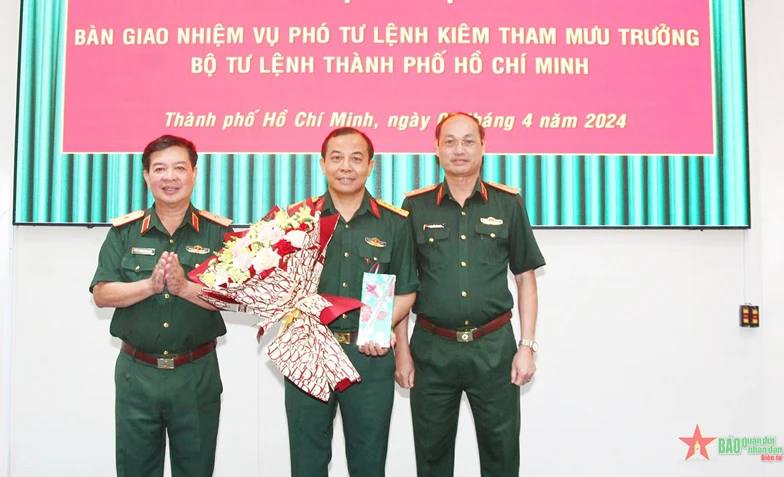 Đại tá Vũ Văn Điền làm Phó tư lệnh, Tham mưu trưởng Bộ tư lệnh TP.HCM