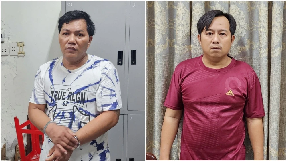 Công an Kiên Giang bắt 2 người đòi nợ thuê cưỡng đoạt tài sản