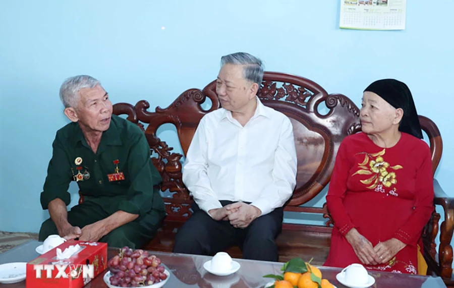 Tổng Bí thư: Công an tỉnh Bình Phước phải tiên phong trong sắp xếp, tinh gọn bộ máy