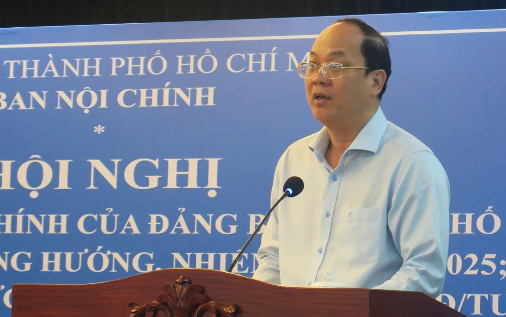 Ông Nguyễn Hồ Hải: Xây dựng đội ngũ ngành nội chính thực sự 'Chắc - Sắc - Đắc'