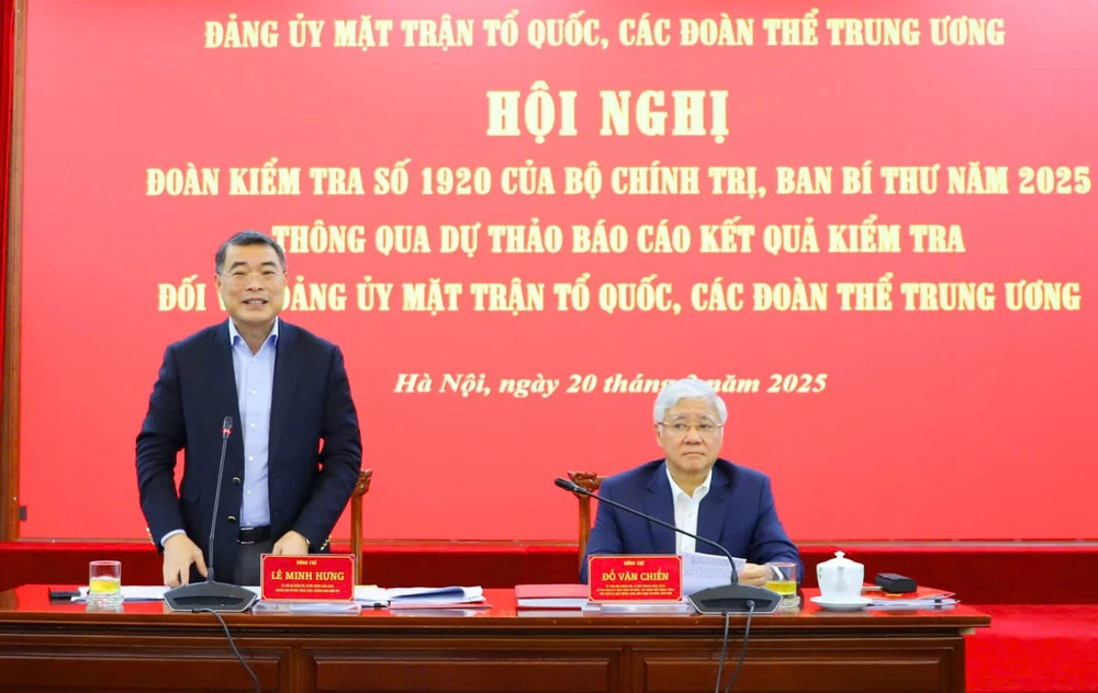 Báo cáo phương án tinh gọn bộ máy Mặt trận Tổ quốc, đoàn thể trước 25-3