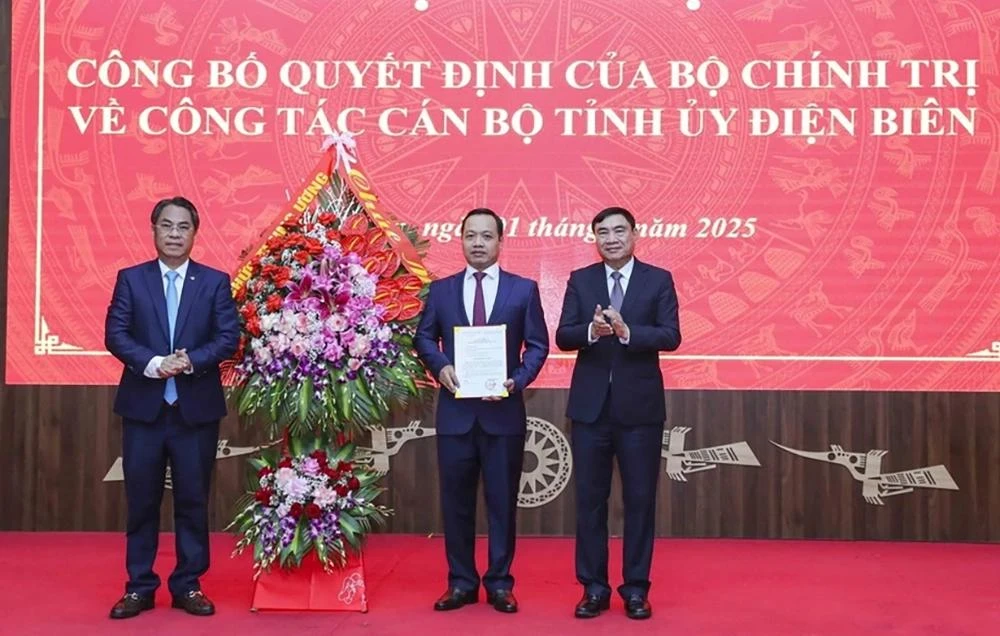 Bộ Chính trị chỉ định ông Trần Tiến Dũng làm Phó Bí thư Tỉnh ủy Điện Biên