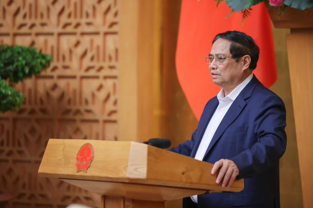 Thủ tướng Phạm Minh Chính lần đầu Hội nghị trực tuyến với 34 tỉnh thành và 3.321 xã, phường, đặc khu