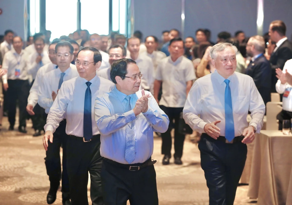 Thủ tướng dự hội nghị triển khai Nghị quyết về Trung tâm tài chính quốc tế tại TP.HCM