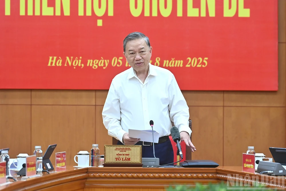 Tổng Bí thư Tô Lâm: Rà soát, không bỏ sót khó khăn, vướng mắc do quy định của pháp luật