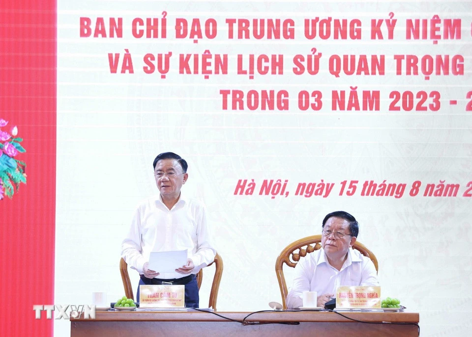 Bảo đảm tuyệt đối an ninh, an toàn cho Lễ kỷ niệm 2-9 THƯỜNG TRỰC BAN BÍ THƯ