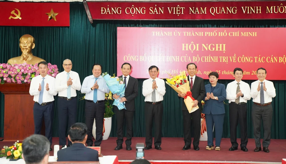 Ông Trần Lưu Quang làm Bí thư Thành ủy TP.HCM