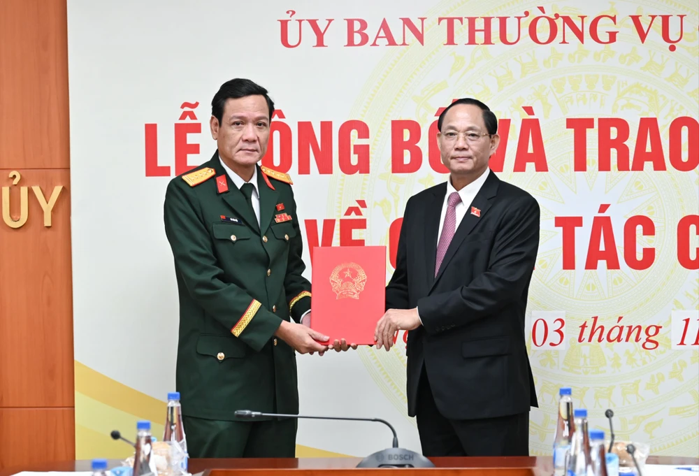 Đại tá Võ Văn Hội làm Ủy viên chuyên trách Ủy ban Quốc phòng, An ninh và Đối ngoại