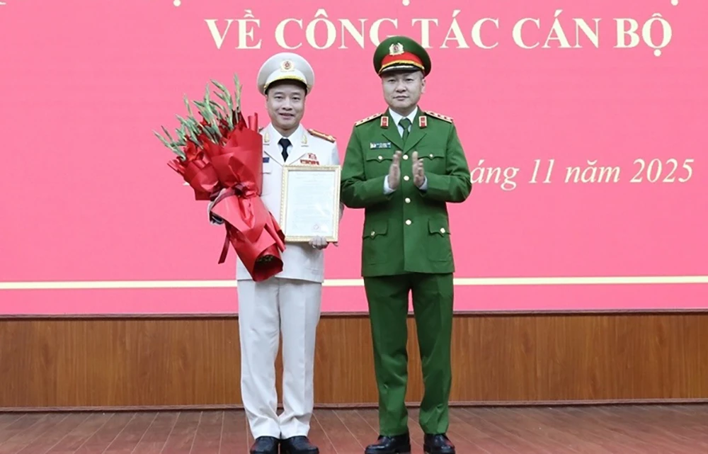 Thượng tá Vũ Thanh Tùng, Cục phó C03 làm Giám đốc Công an tỉnh Lạng Sơn