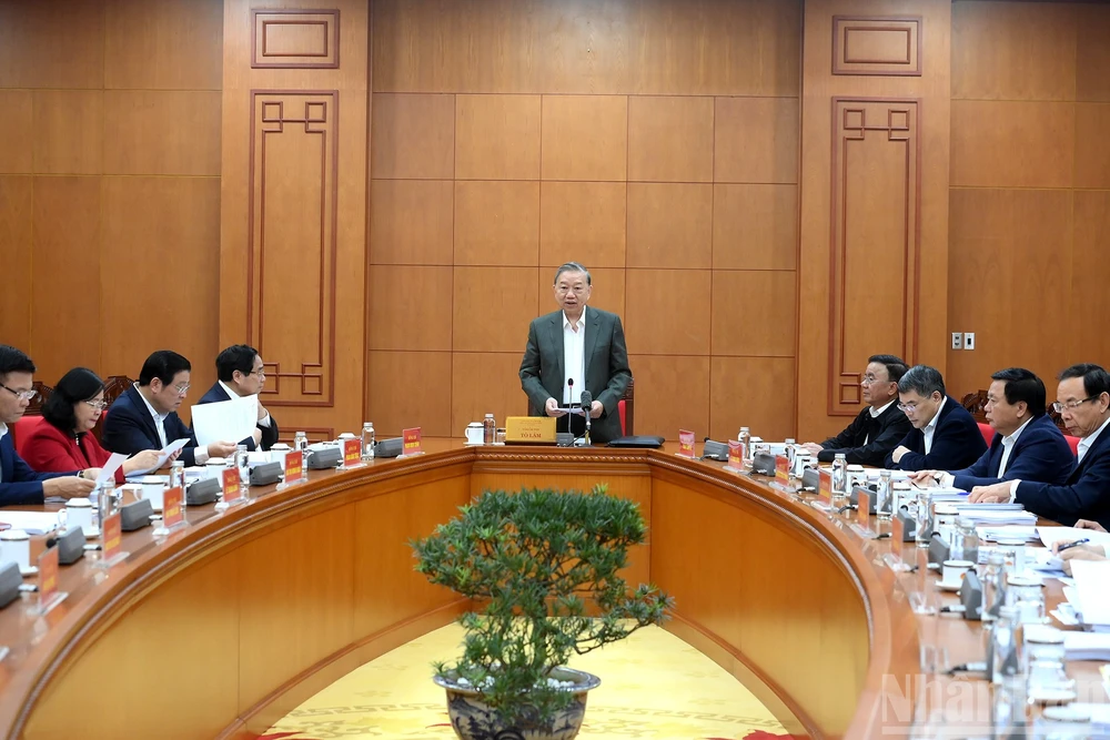 Rà soát, hoàn thiện công tác nhân sự trình Hội nghị Trung ương 15